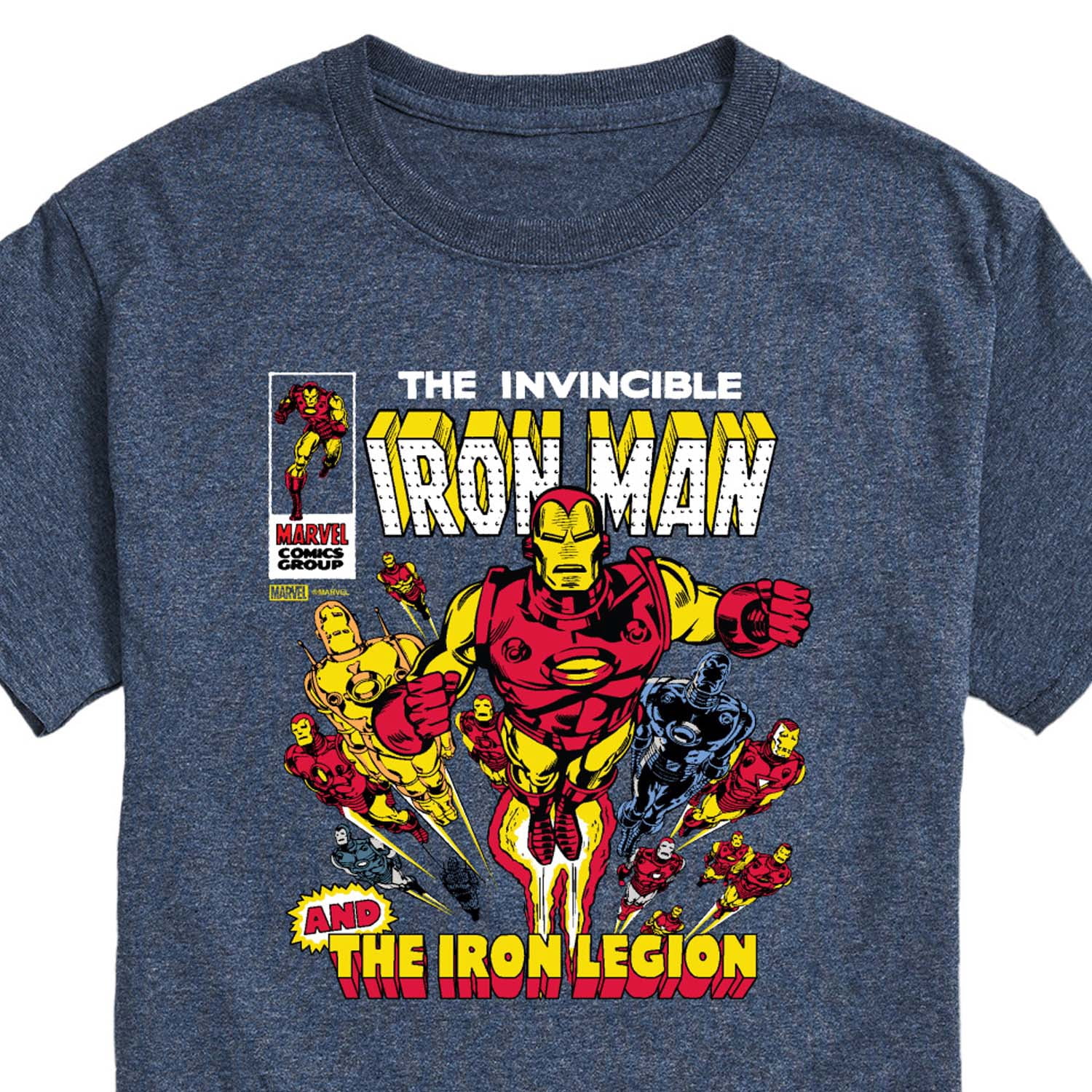Marvel Iron Man - Comic Book Cover - Men's Short Sleeve Graphic T-Shirt