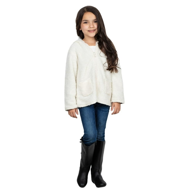 Widgeon Girl's Coat Mini Berber Animal Reversible Jacket