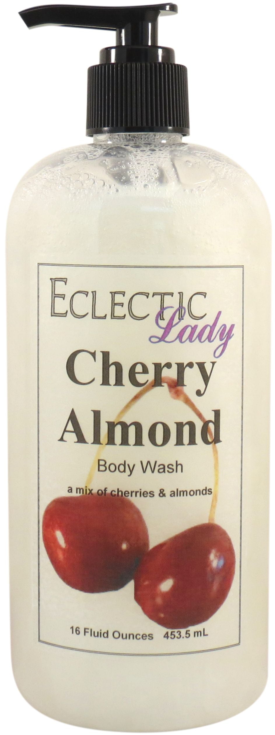 Cherry Almond Body Wash, 16 ounces