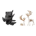 thumbnail image 1 of Sujetalibros De Dragón, Artesanía Coleccionable, Escultura De Estilo Europeo, Soporte Para Libros, Estantería, Armario De Sala De Estar, Decoración Del Hogar, 1 of 8