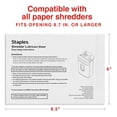 thumbnail image 3 of Staples Shredder Lubricating Sheets 24/pk TR36395CC, 3 of 5