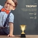 thumbnail image 3 of Trofeo dorado para niños Trofeo de plástico para niños Premio para fiestas infantiles Trofeo de plástico Juguete, 3 of 7
