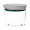 thumbnail image 2 of Cateissary Contenedor de alimentos cocina apilable a prueba de humedad organizador de granos sellado transparente soporte de almacenamiento con Azul 250ml, 2 of 6