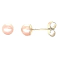 thumbnail image 2 of Collar y Aretes GREG J.M Perla Cultivada Natural Rosa Chapa de Oro, 2 of 5