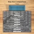 thumbnail image 6 of Luxe Weavers Modern Abstract Dark Gray 8x10 Area Rug, Stain Resistant Carpet, 6 of 10