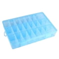 thumbnail image 1 of Iumwxz 24 Compartment Plastic Storage Box Jewelry Earring Case, 1 of 3