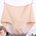 thumbnail image 2 of dianhelloya Women Casual High Waist Menstrual Period Leak Proof Underwear Cotton Briefs, 2 of 8