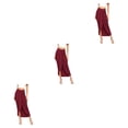 thumbnail image 1 of Sonducket de poliéster para mujer, cintura alta, informal, otoño, fácil de combinar, transpirable, plisada, para oficina, viaje, faldas, ropa, Type1 NO1, 1 of 6