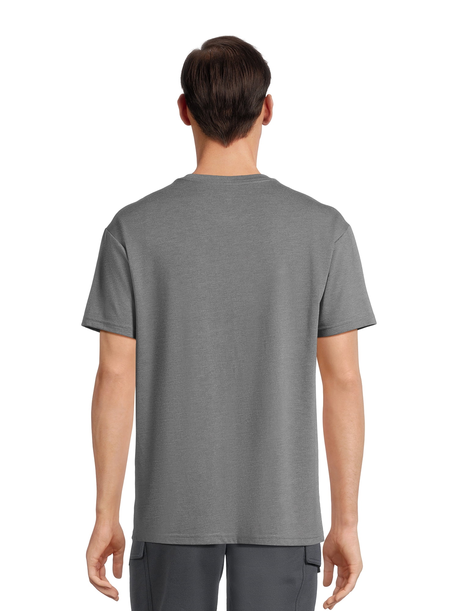 Athletic Works Men's and Big Men's Tri Blend Tee, Sizes XS-4XLT