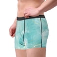 thumbnail image 3 of Wukai Blue Marble Print Men’s Underwear Breathable Boxer Briefs,&nbsp;Moisture Wicking & Breathable-Large, 3 of 7