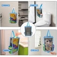 thumbnail image 3 of Hanging Breathable Plastic Grid Garbage Bag Blue, 3 of 5