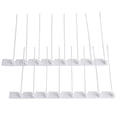 thumbnail image 2 of 100Pcs  Practical Disposable Cable Zip Ties Anti-theft Self-locking Tie For Clothes Suitcase Shoes Bag Label Tag,white, 2 of 7