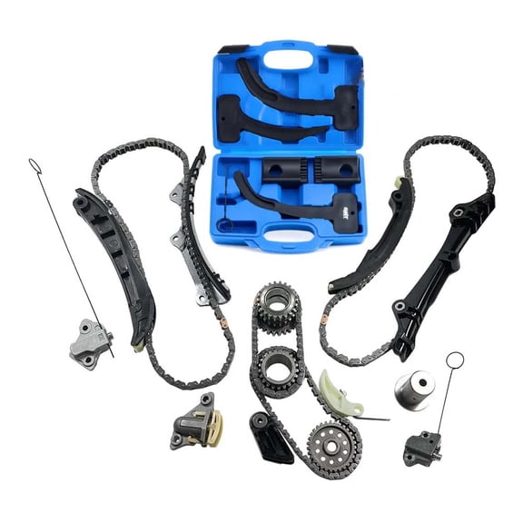 Woudy Timing Chain Kit with Timing Tools for 2011-2016 Jeep Dodge Ram Chrysler 3.6L