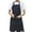 Denim, variant on Toptie Durable Cotton Canvas Denim Chef Kitchen Restaurant Garden Apron w/3 Pockets for Men and Women, 30.5" X 24.5"-Denim