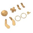thumbnail image 1 of Accesorios De Palancas De Pulgar De Metal Para Elite Controller Series 2, 1 of 7