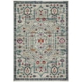 thumbnail image 2 of SAFAVIEH Madison Gladys Floral Bordered Area Rug, Light Grey/Fuchsia, 5'3" x 7'6", 2 of 7
