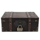 thumbnail image 1 of Cofre del tesoro Ecomeon Joyero de madera vintage decorativo Con Candado, 1 of 6