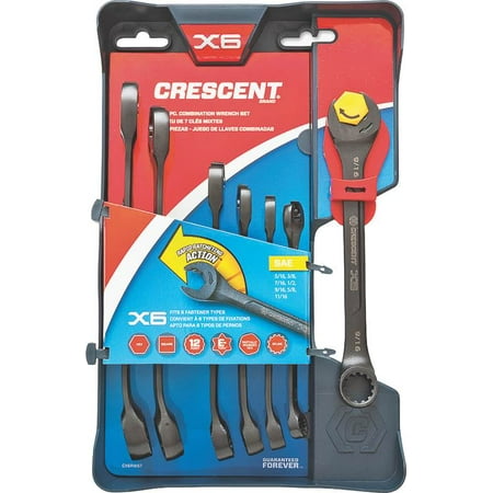 Crescent CX6RWS7 SAE Ratcheting Wrench Set 7-Piece Set