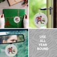 thumbnail image 5 of 3drose, Ice Hockey Superpower Goalie, Circle Porcelain Ornament, 5 of 7