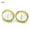 Opal, variant on 1 Pair Chakra Crystal Gemstone Earrings Ear Studs Oval Beads Quartz Jewelry Gift