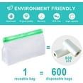 thumbnail image 4 of Glaciersei Lot de 12 Grands Sacs de Rangement Alimentaires Réutilisables, Qualité Alimentaire FDA, 4 of 5