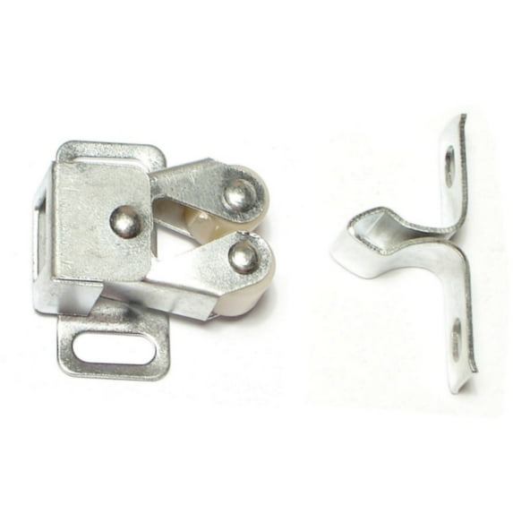 1/2" x 1-1/4" Zinc Plated Steel Double Roller Catches CCS-059 (4 pcs.)