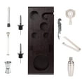 thumbnail image 2 of WREESH Professional Bar Tools Set Bartenders Cocktail Shaker Cocktail Rack Stand Jigger, 2 of 7
