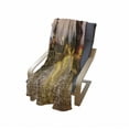 thumbnail image 4 of Landscape Soft Flannel Fleece Blanket, Charles Bridge Old Town Prague Czech Republic with Classic Medieval Buildings, Cozy Plush for Indoor and Outdoor Use, 50" x 70", Yellow Brown, by Ambesonne, 4 of 6