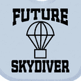 thumbnail image 4 of Inktastic Future Skydiver Boys or Girls Baby Bib, 4 of 4