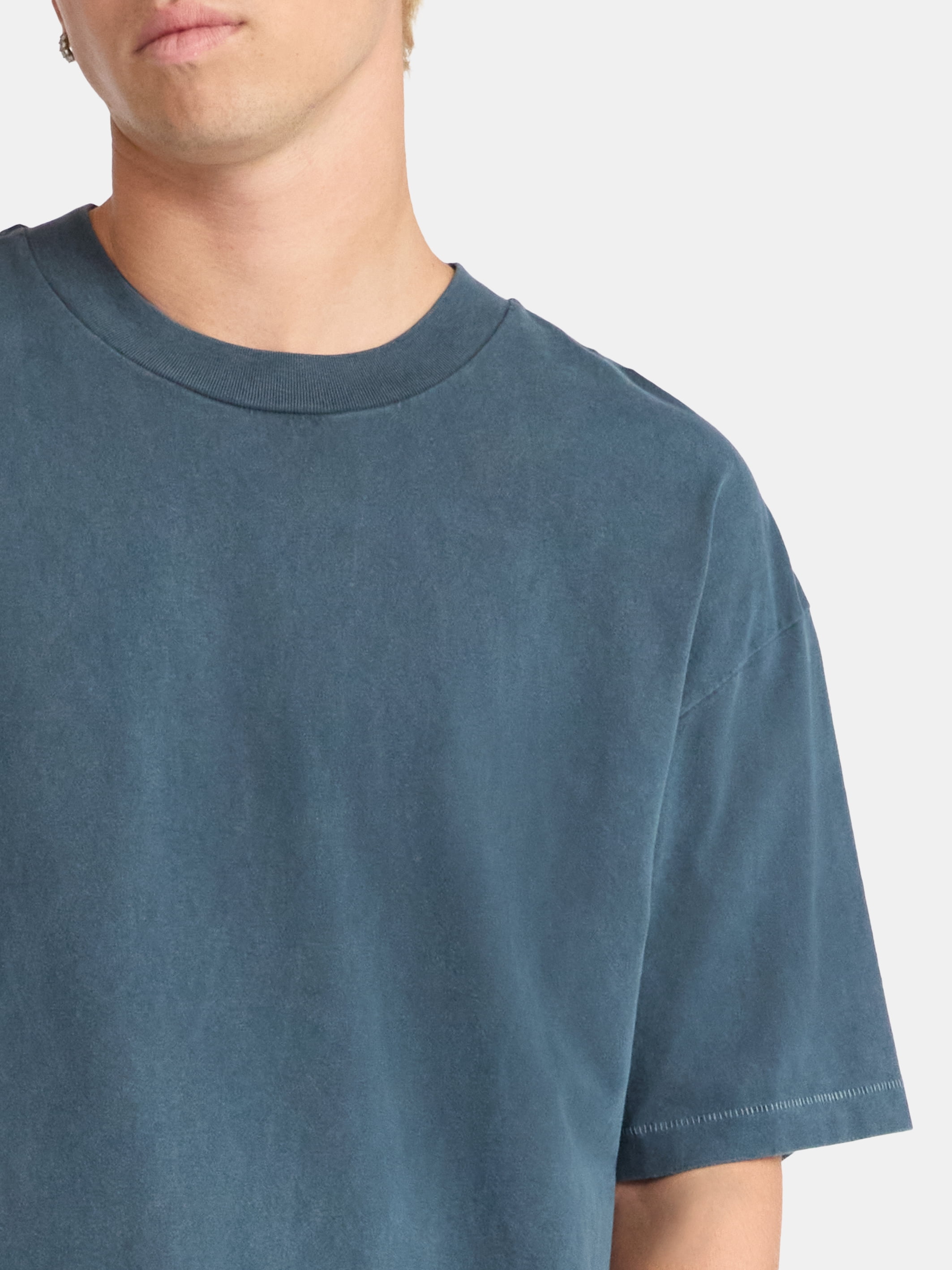 No Boundaries All Gender Cotton Oversized Tee, 2-Pack, Men's & Big Men's Sizes XS-5XL
