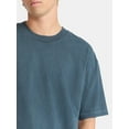 thumbnail image 4 of No Boundaries All Gender Cotton Oversized Tee, 2-Pack, Men's & Big Men's Sizes XS-5XL, 4 of 4