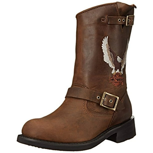 Harley-Davidson Men's Jerry Motorcycle Engineer Boot, Brown, 13 M US - Walmart.com - Walmart.com