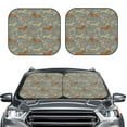 thumbnail image 2 of Gukieu Dachshund Dog Bird Print Car Windshield Sun Visor, Foldable Anti-UV Car Sun Visor Suitable for Vans, Trucks Car Accessories-Medium, 2 of 6