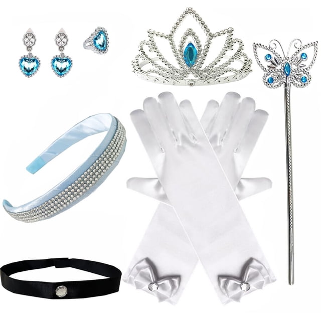 Conjunto de Accesorios para Disfraz Yosbabe Princesa Cenicienta para Niñas
