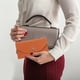 thumbnail image 4 of KAKOWELY Cartera Organizadora Slim Para Mujer En PU Chocolate Con Para Uso Cotidiano Y, 4 of 6