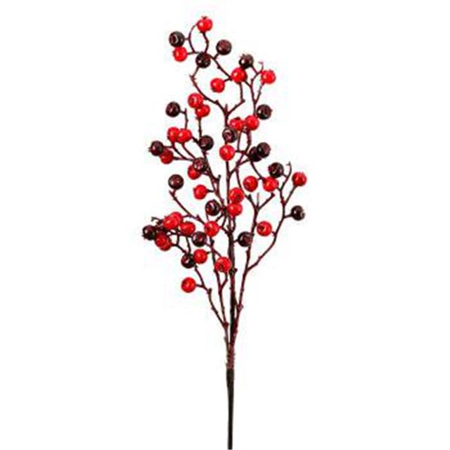 Regency International MTX54719-RDBU Couronne de Gros Fruits Imperméable de 22 Po - Rouge et Bordeaux