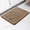 Beige, variant on Chenille Bath Rug 16"x24", Rubber Back Quick Dry Washable Microfiber Bathroom Mats,Lavender