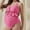 Pink, variant on YEAHITCH Maternity Swimsuits,Juniors Swimwear,Swimwear Clearance,One-Piece,Mid WaistGreen,L