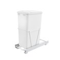 thumbnail image 1 of Rev-A-Shelf RV-12PB-50 50 Quart Pull-Out Sliding Waste Container w/ Lid, White, 1 of 5