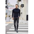 thumbnail image 4 of COOFANDY Mens Slim Fit Mock Turtleneck Thermal Pullover Sweater - Casual Basic Knitted Style, 4 of 8