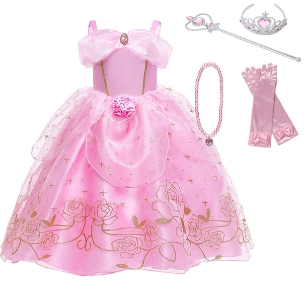 Disfraz de la Bella Durmiente para niñas, disfraz de princesa Aurora, regalo de Navidad, 2023 Fivean unisex