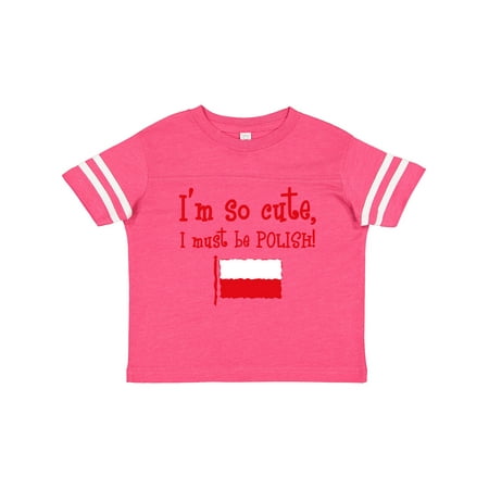 

Inktastic So Cute Polish Gift Toddler Boy or Toddler Girl T-Shirt