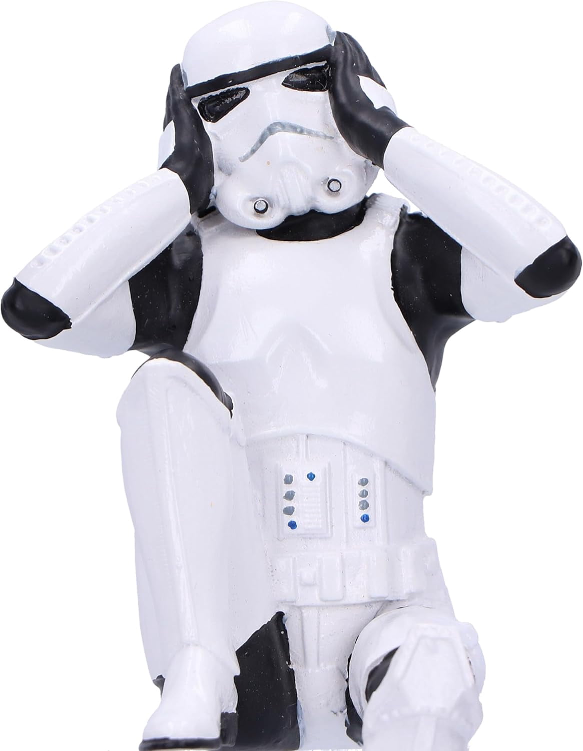 Nemesis Now Three Wise Sitting Stormtrooper Figurines 11cm, Resin, White, Official Original Sto