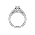 thumbnail image 3 of 1.00 T.C.W Radiant Shape Natural Diamond Latest Design Solitaire Wedding Ring for Ladies Solid 14K White Gold Size 8, 3 of 8