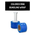 thumbnail image 3 of MMBM Blue Mini Stretch Wrap 3" x 1000' 80 Gauge 18 Rolls with Reusable Handle for Wrapping, Palletizing Loads, 3 of 7