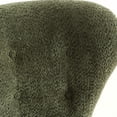 thumbnail image 4 of Noble House Avichai 58" Nordic Style Loveseat, Chenille Accent Sofa with Curved Tufted Backrest for Living Room, Olive Green, 4 of 13