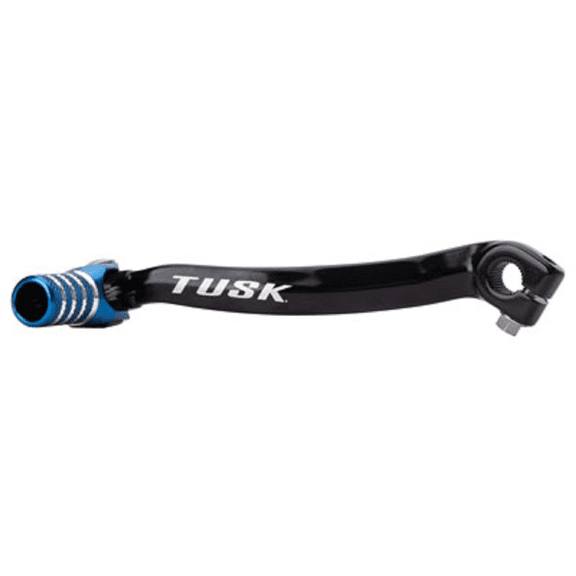Folding Shift Lever Black/Blue Tip Compatible With Kawasaki KX85 2014-2021