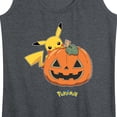 thumbnail image 3 of Pokémon - Pikachu Pumpkin - Women's Racerback Tank Top, 3 of 5