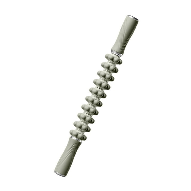 Masajeador manual portátil y duradero, rodillo de entrenamiento cómodo Verde