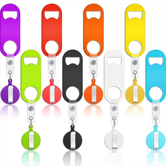Retractable Flat Beer Bottle Opener Bartender Tool for Kitchen Restaurant Home